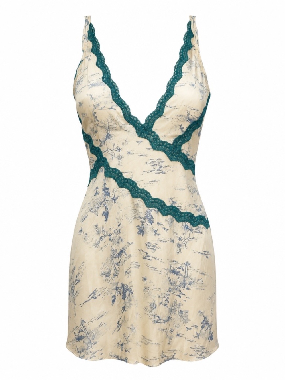 Free People Intimately Slip My Mind Printed Trapeze Dress Toile Size XS